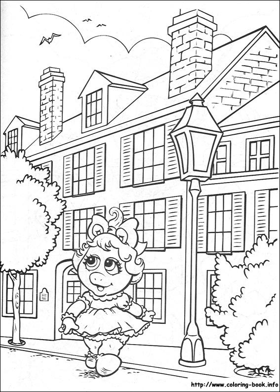 Muppet Babies coloring picture